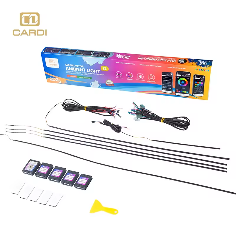 Car Ambient Lighting 64 Color - K4 18 1 Volledige Kleur Neon