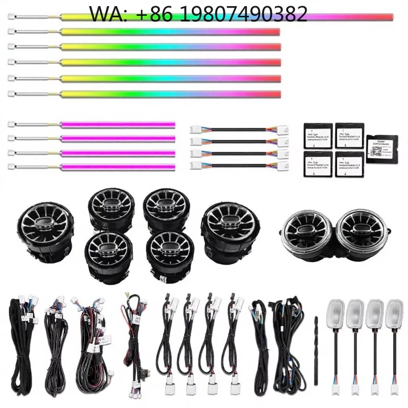 Car Ambient Lighting 64 Color - W217 W222 Coupé Dynamische C217 Lichtstrip,