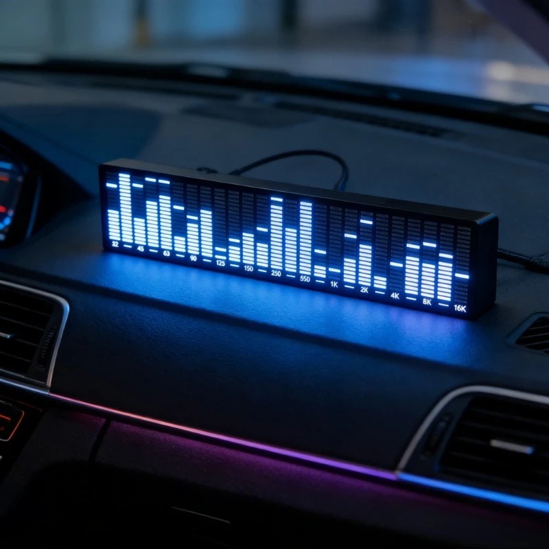 Car Ambient Light Sound Activated - Spraakgestuurde muziekritmelamp voor in de auto,