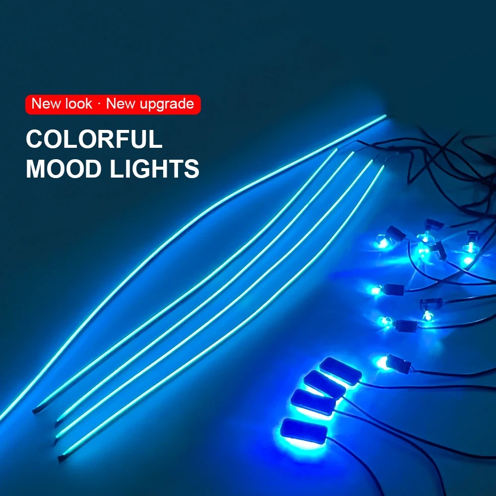 Car Ambient Light Door Panel Acrylic - Acryl LED Sfeerverlichting Strip RGB Auto