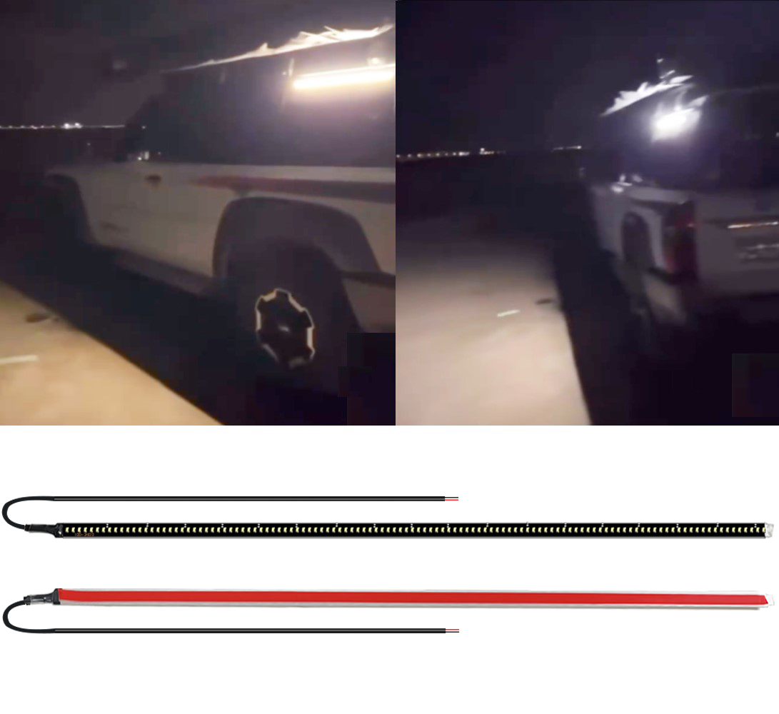 Car Led Strip 12V Waterproof - 2 stks Auto Side LED Licht,