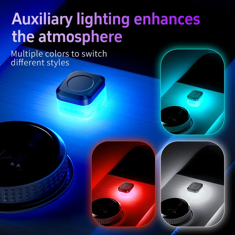 Car Interior Led Strip App Control - 1x Auto USB LED-lamp Sfeerlamp Plug