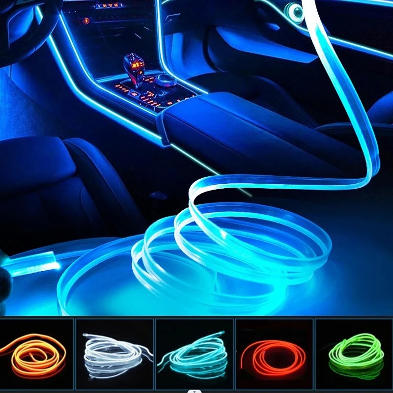 Car Interior Neon Light Usb - Auto-omgeving El Wire LED USB Flexibele