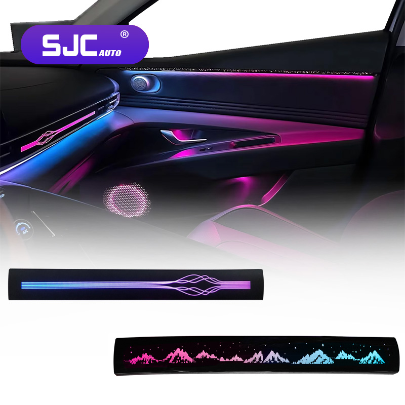 Car Ambient Lighting 64 Color - NewSJC Auto-sfeerverlichting voor Hyundai Elantra 2021-2025