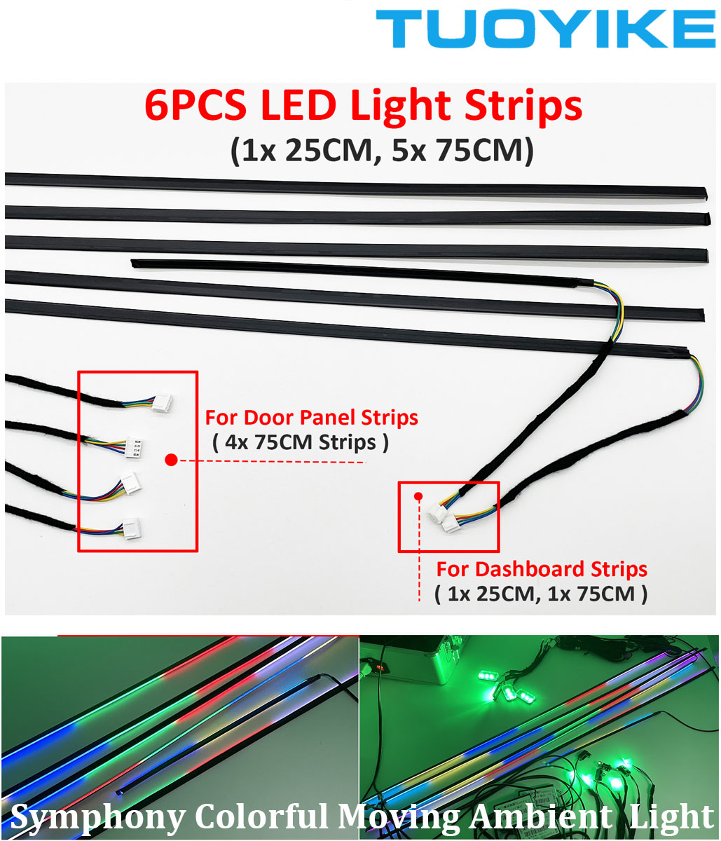 Car Dashboard Light Fiber Optic - Reserveonderdeel voor 18 in 1 LED