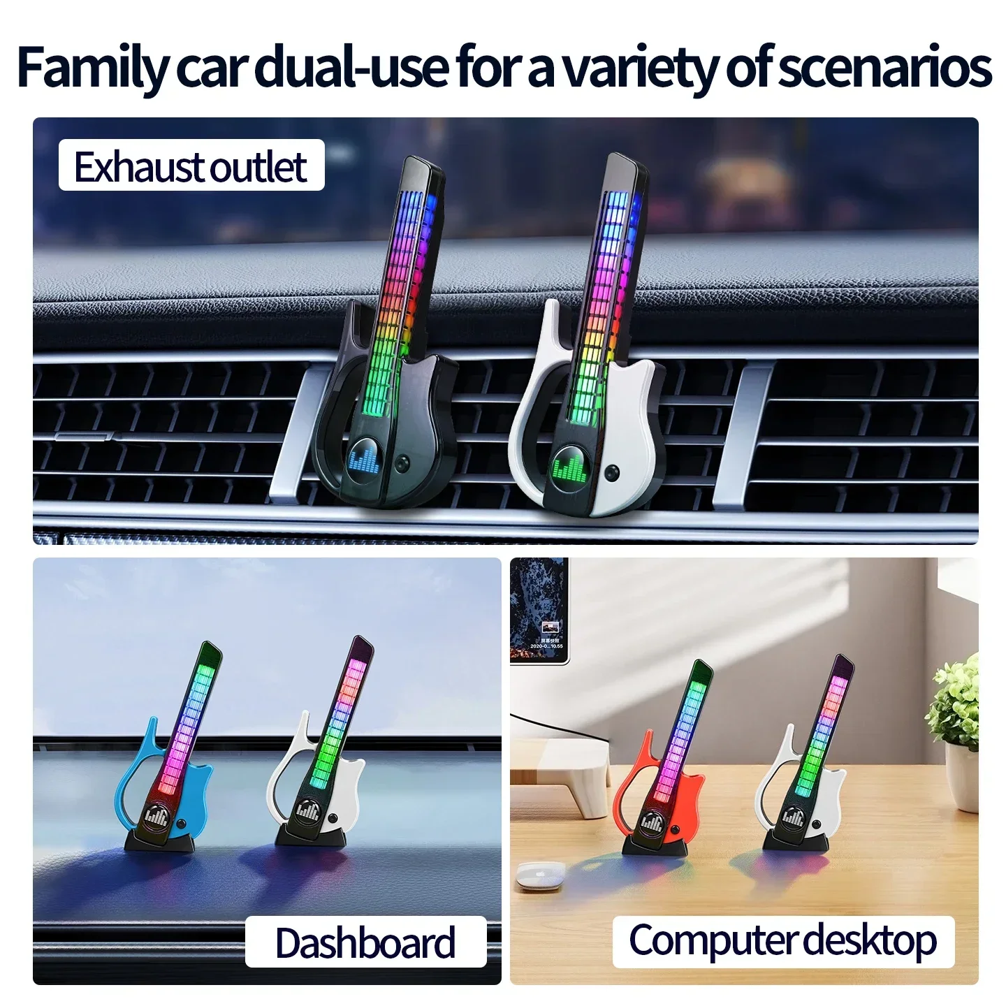 Geluidsgeactiveerde RGB-muziek - Car Ambient Light Sound Activated recensie en prijs