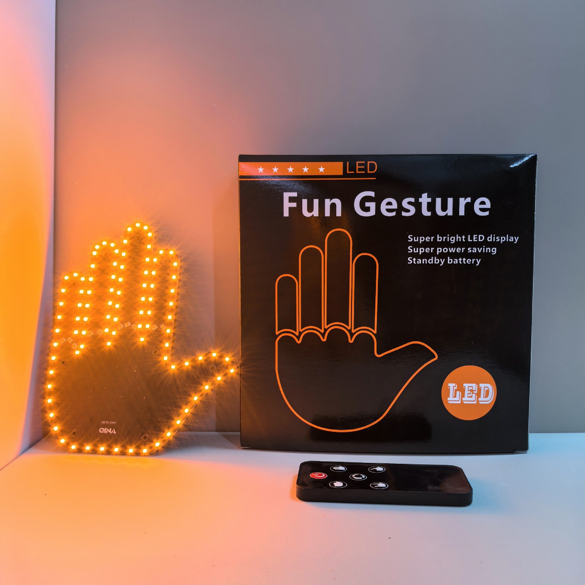 Auto LED-vingerlichten Grappig - Car Ambient Light Kit With Remote recensie en prijs