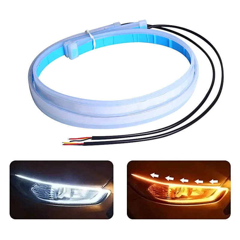 1 Paar 12V Led Drl Auto Dagrij - Car Led Strip 12V Waterproof recensie en prijs