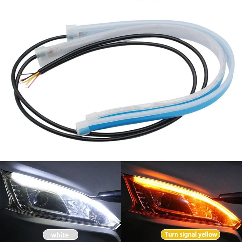 1 Paar 12V Led Drl Auto Dagrij - Car Led Strip 12V Waterproof recensie en prijs