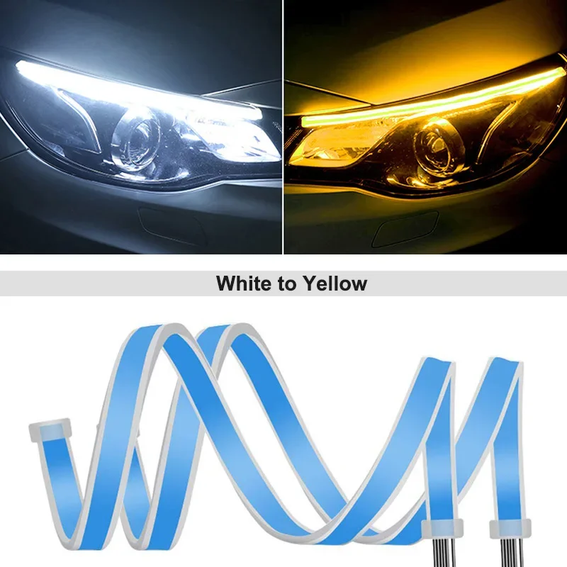 1 Paar 12V Led Drl Auto Dagrij - Car Led Strip 12V Waterproof recensie en prijs