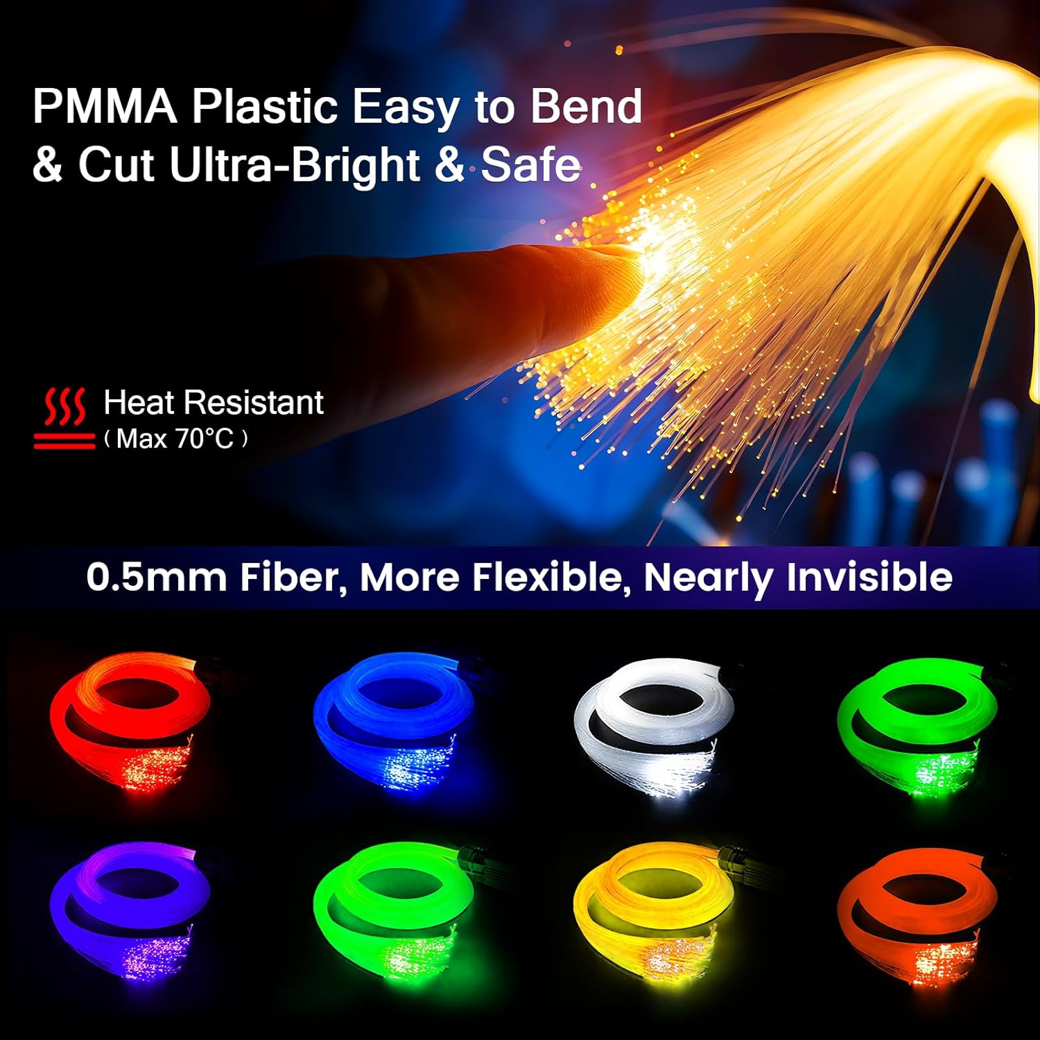 VASTFIRE Split RGBW 5W Geluids - Car Roof Star Light Fiber Optic recensie en prijs