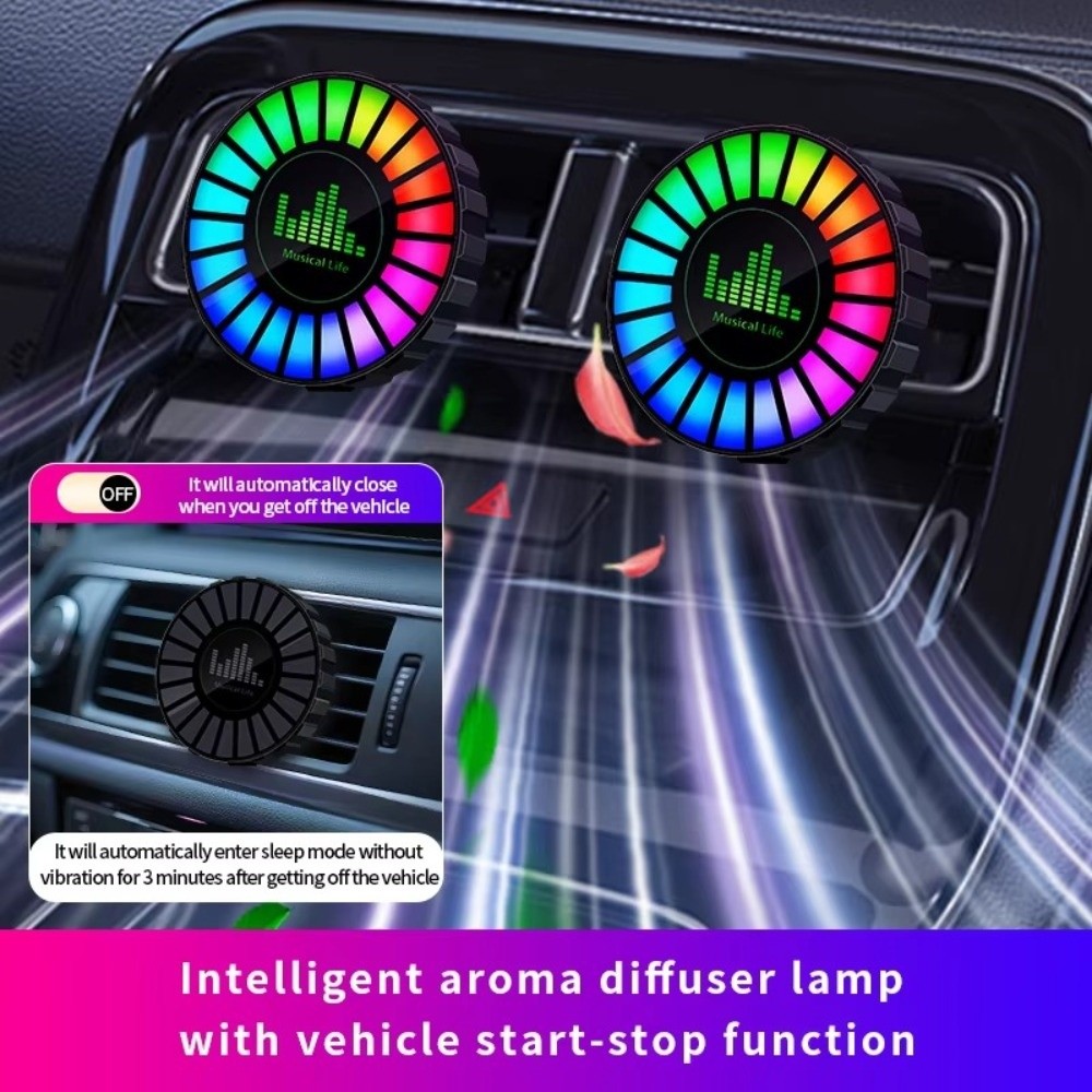 Oplaadbare auto-ambientelamp m - Car Ambient Light Sound Activated recensie en prijs