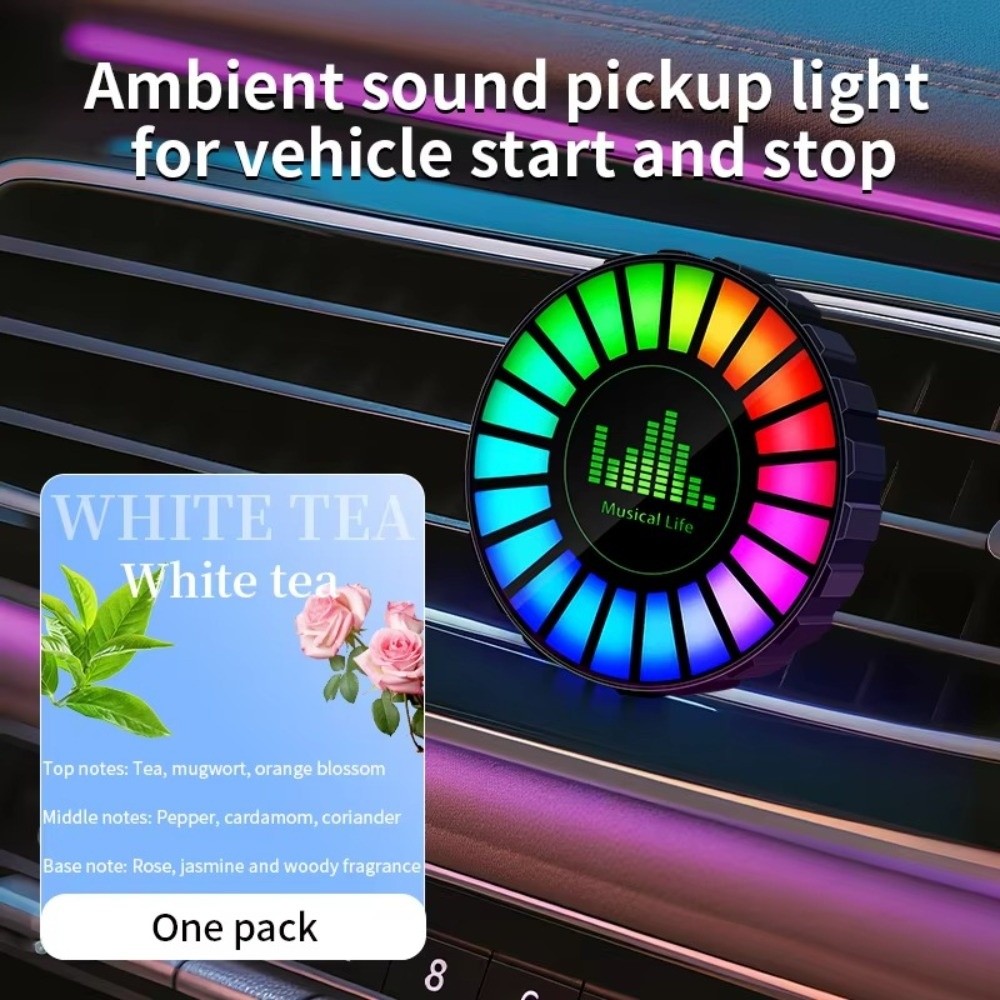 Oplaadbare auto-ambientelamp m - Car Ambient Light Sound Activated recensie en prijs