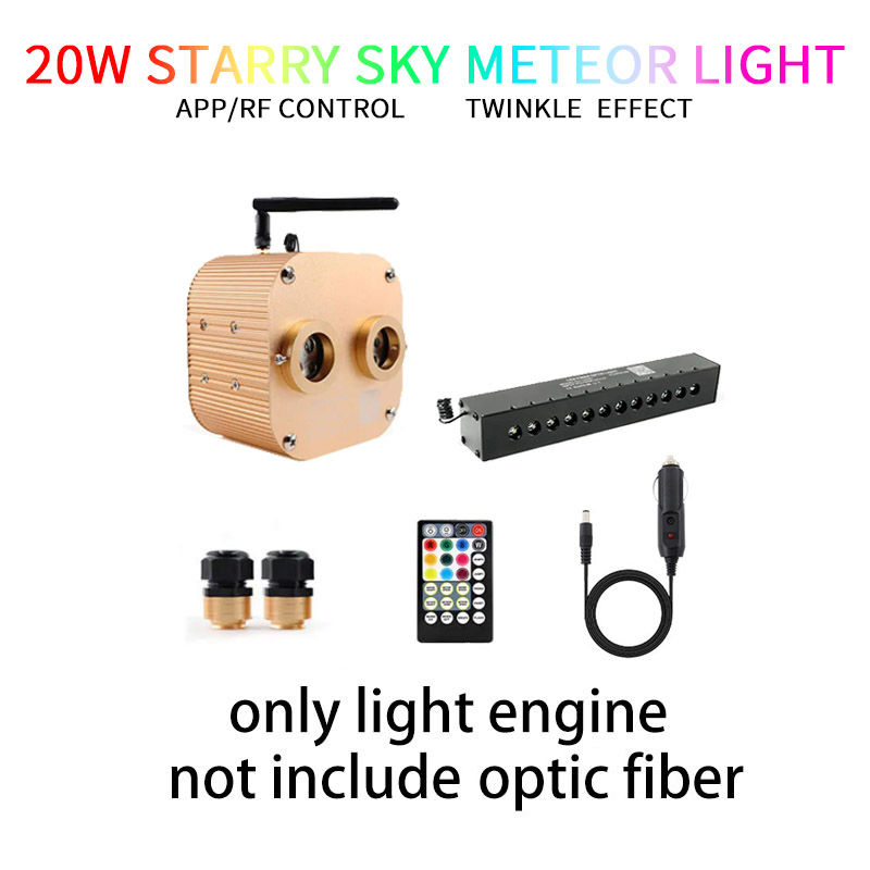 20W Meteor Twinkle Auto Sterre - Car Roof Star Light Fiber Optic recensie en prijs