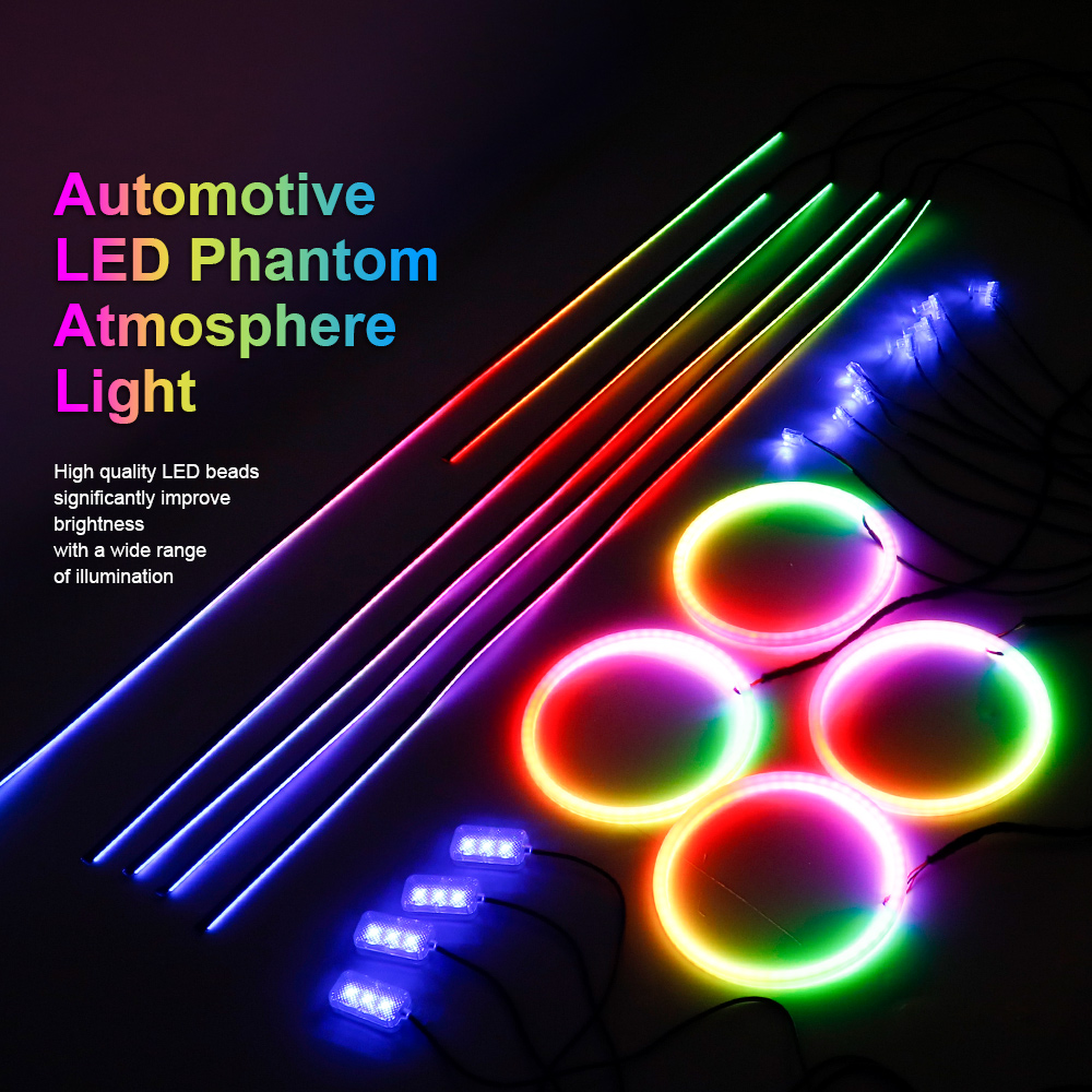 6/10/14/18/22 in 1 Auto-sfeerv - Car Interior Led Strip App Control recensie en prijs