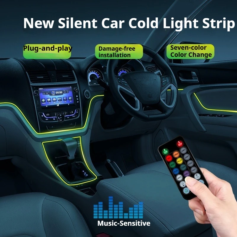 RGB LED interieurverlichting v - Car Ambient Light Sound Activated recensie en prijs