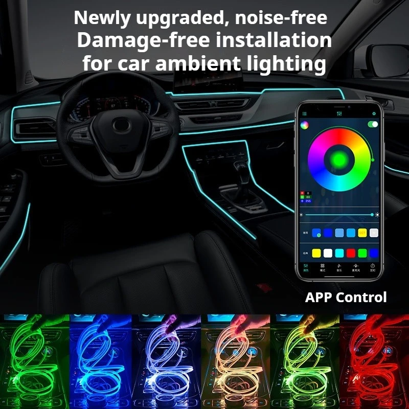 RGB LED interieurverlichting v - Car Ambient Light Sound Activated recensie en prijs