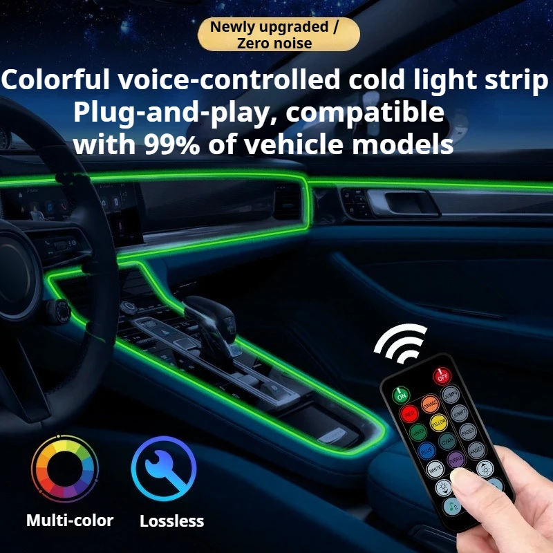 RGB LED interieurverlichting v - Car Ambient Light Sound Activated recensie en prijs