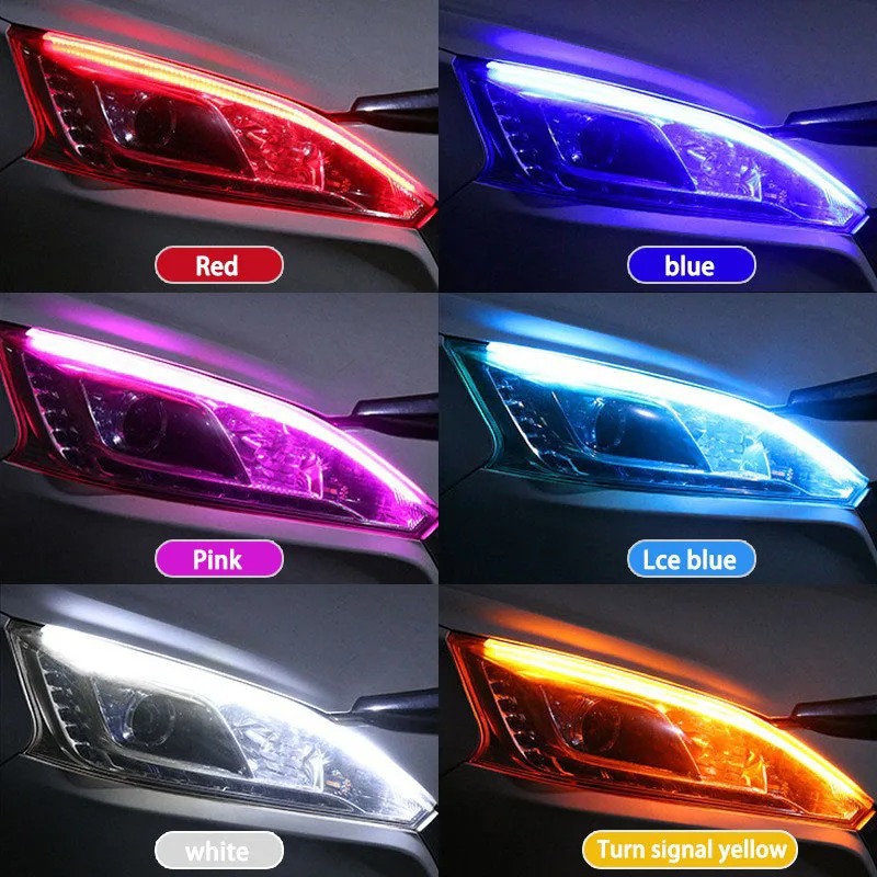 2 stuks auto DRL flexibele wat - Car Led Strip 12V Waterproof recensie en prijs