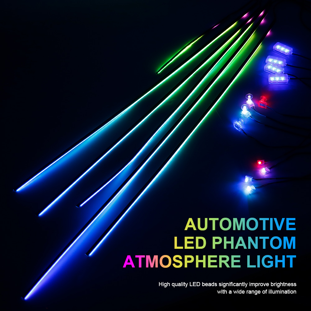 18/22 in 1 Acryl Led Auto Omge - Car Ambient Lighting 64 Color recensie en prijs