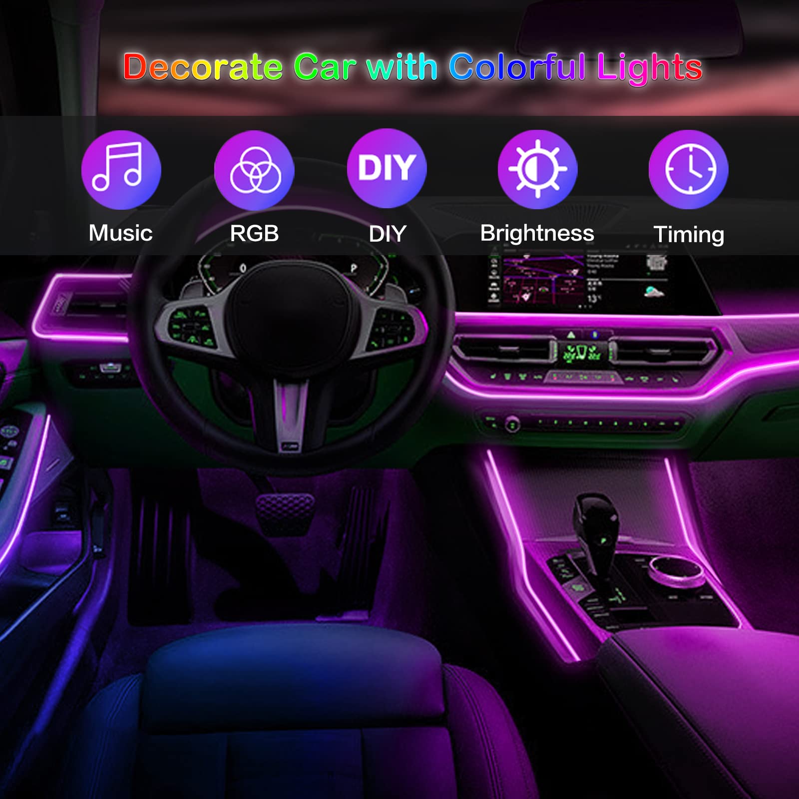 Led Auto Interieur Ambient Str - Car Ambient Light Kit With Remote recensie en prijs
