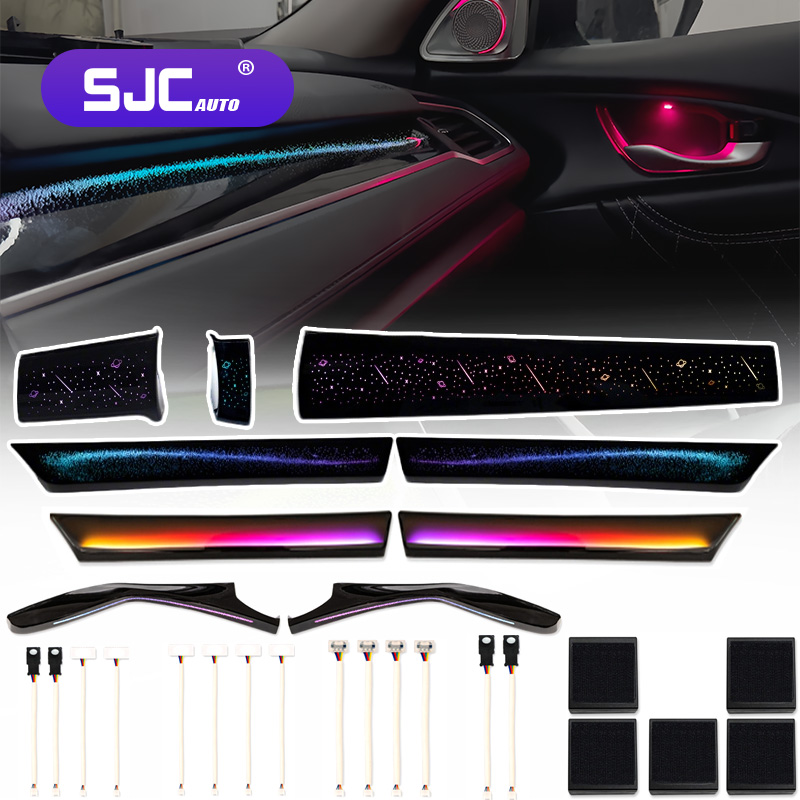 NewSJC Auto-interieur LED sfee - Car Ambient Lighting 64 Color recensie en prijs