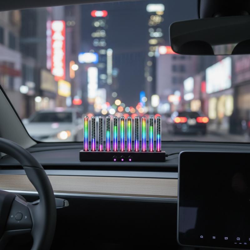 Dynamische RGB LED-lichtstrip  - Car Ambient Light Sound Activated recensie en prijs