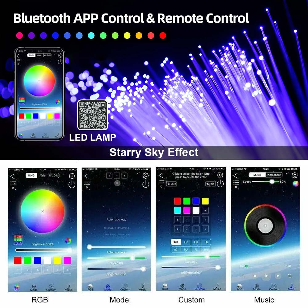 RGBW 1/2/4 Split Machine Auto  - Car Roof Star Light Fiber Optic recensie en prijs