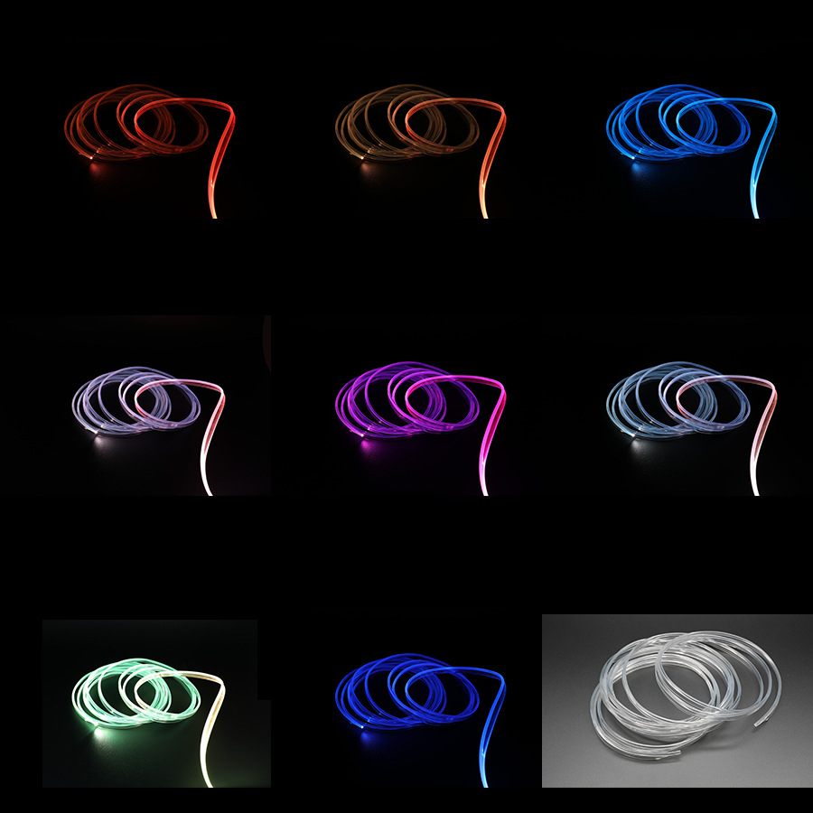 12V 4M RGB Glasvezel Sfeerlamp - Car Dashboard Light Fiber Optic recensie en prijs