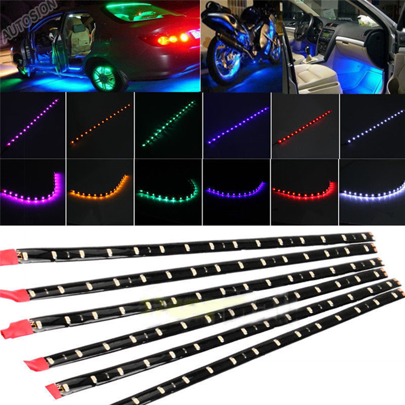 6 STKS Waterdichte 15 SMD DC 1 - Car Led Strip 12V Waterproof recensie en prijs