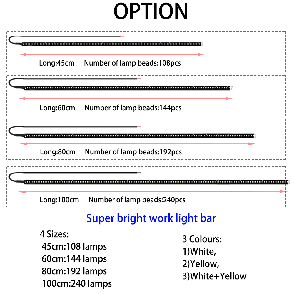 2 stks Auto Side LED Licht, 17 - Car Led Strip 12V Waterproof recensie en prijs