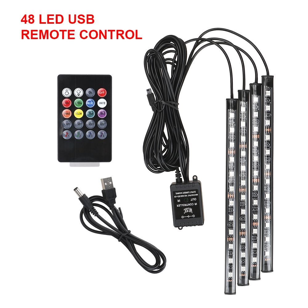 Auto-interieur Decoratieve Ver - Car Ambient Light Kit With Remote recensie en prijs