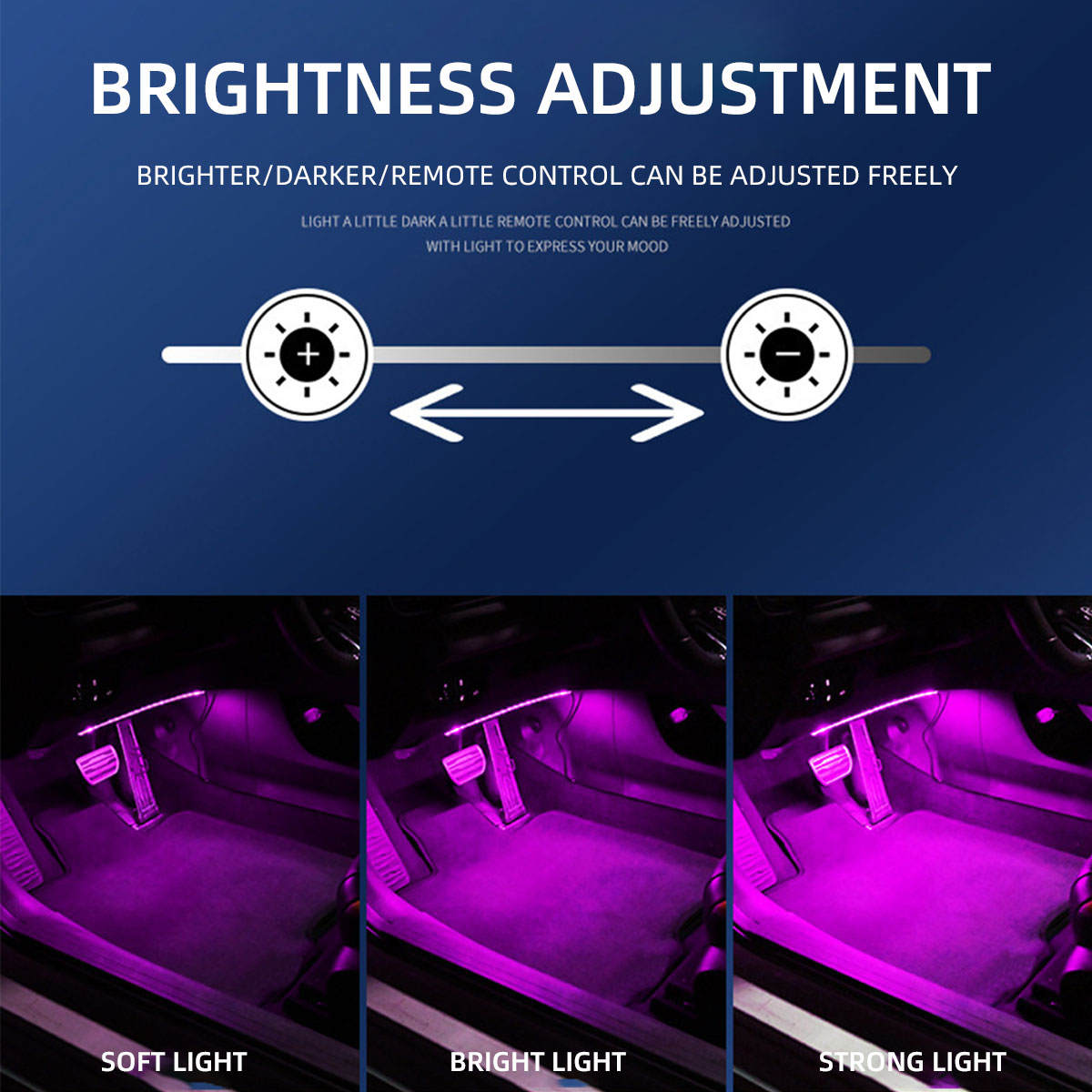 2/4in1 Neon 12/18 LED Auto-int - Car Ambient Light Kit With Remote recensie en prijs