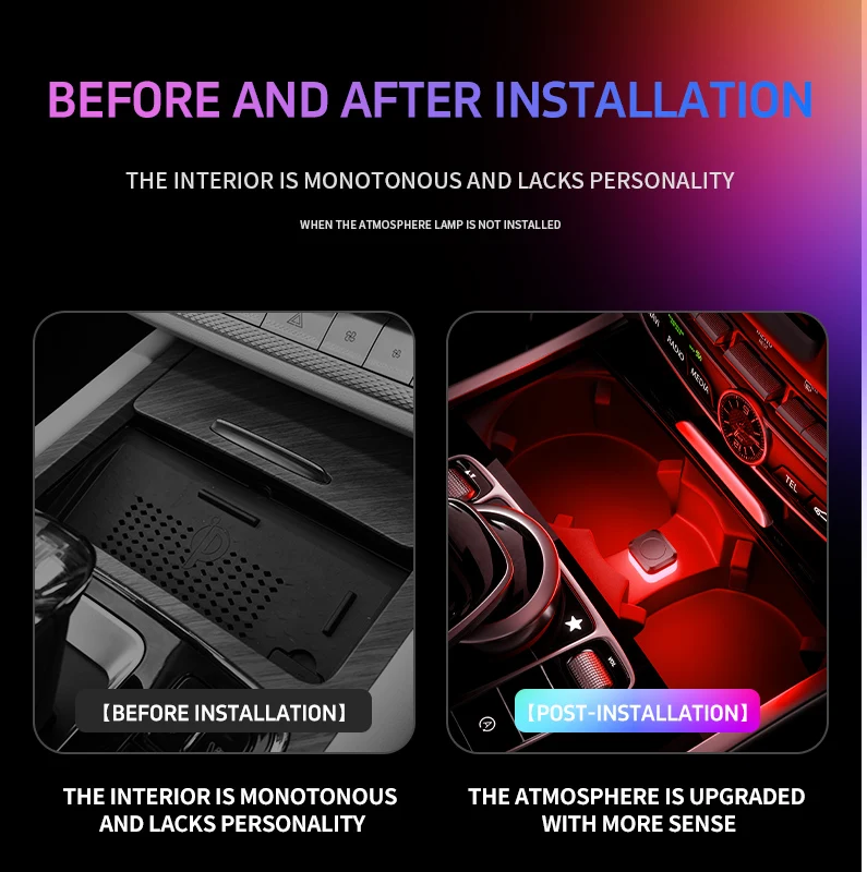 1x Auto USB LED-lamp Sfeerlamp - Car Interior Led Strip App Control recensie en prijs