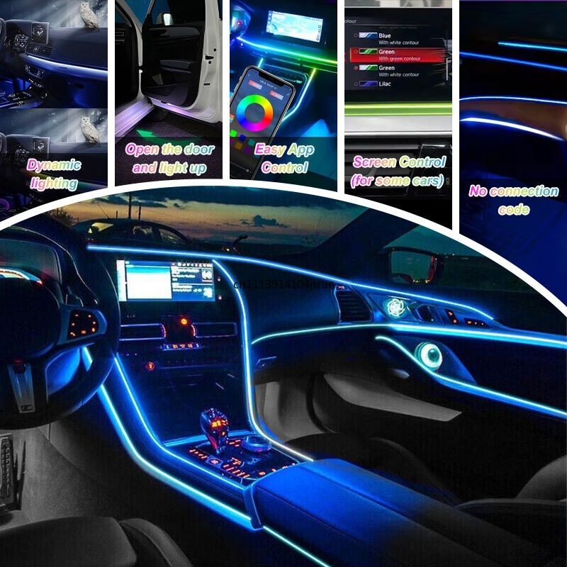 LED Dynamische Sfeerverlichtin - Car Ambient Lighting 64 Color recensie en prijs