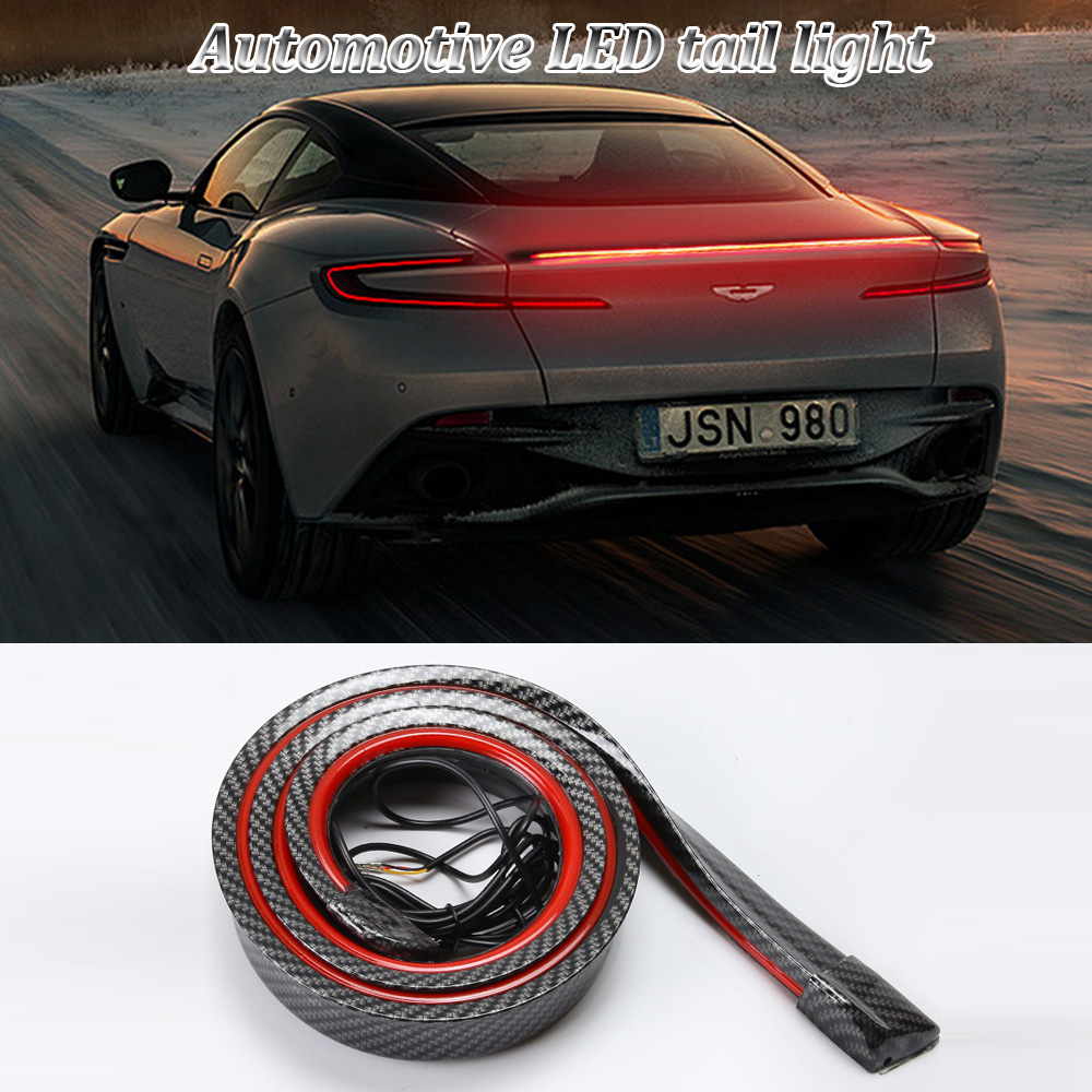 Dynamische 120 cm Auto Carbon  - Car Led Strip 12V Waterproof recensie en prijs