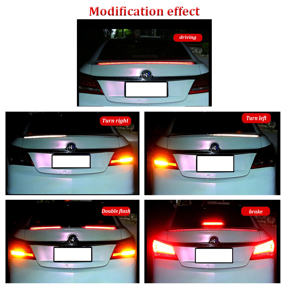 Dynamische 120 cm Auto Carbon  - Car Led Strip 12V Waterproof recensie en prijs