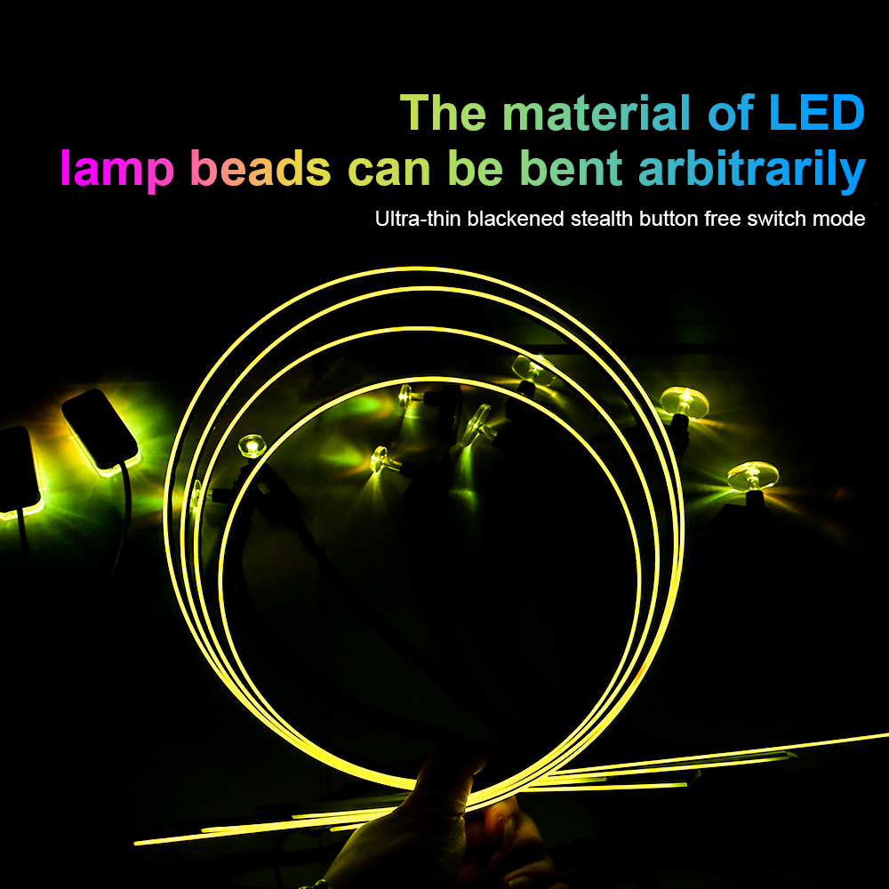 110Cm/75Cm/35Cm Rgb 64 Kleur L - Car Dashboard Light Fiber Optic recensie en prijs