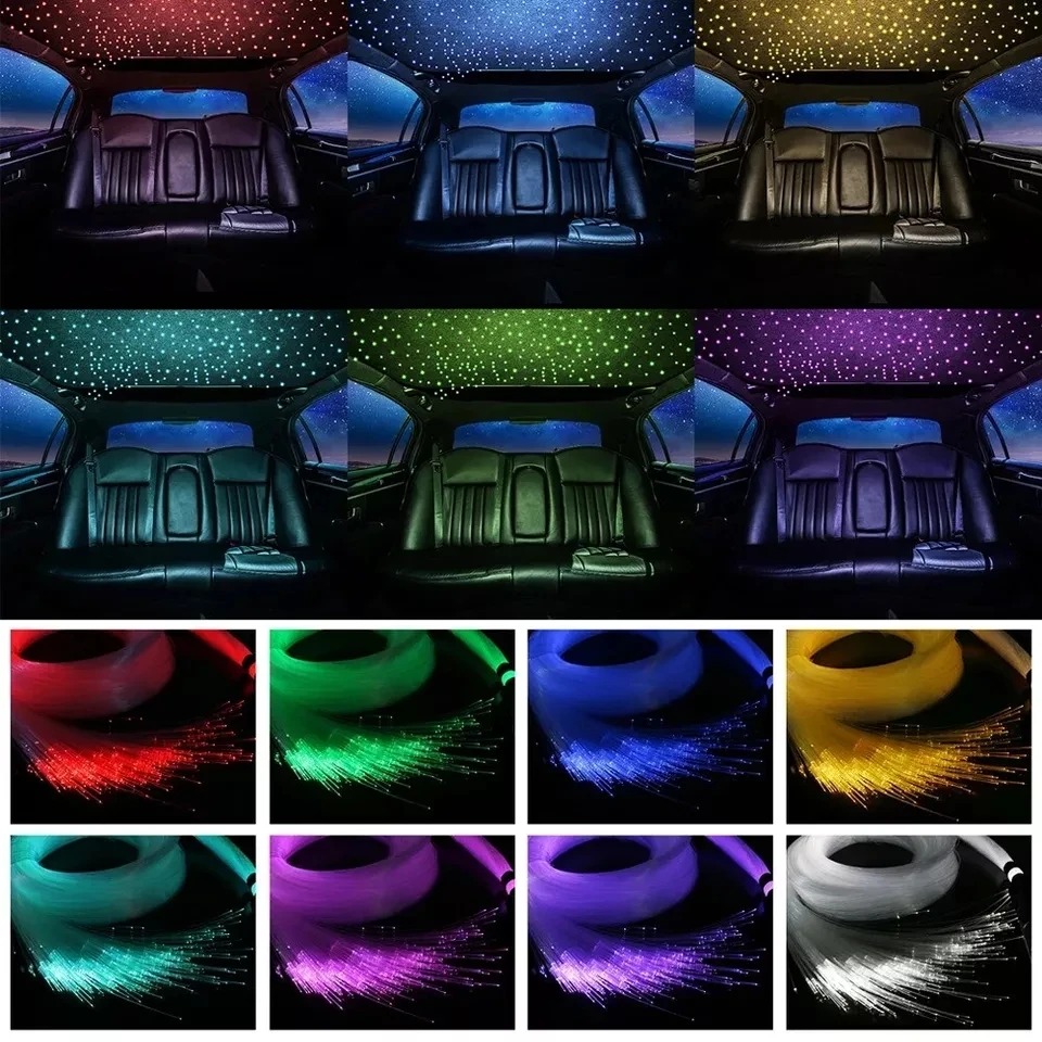 6W RGBW Fiber Optische Licht v - Car Roof Star Light Fiber Optic recensie en prijs