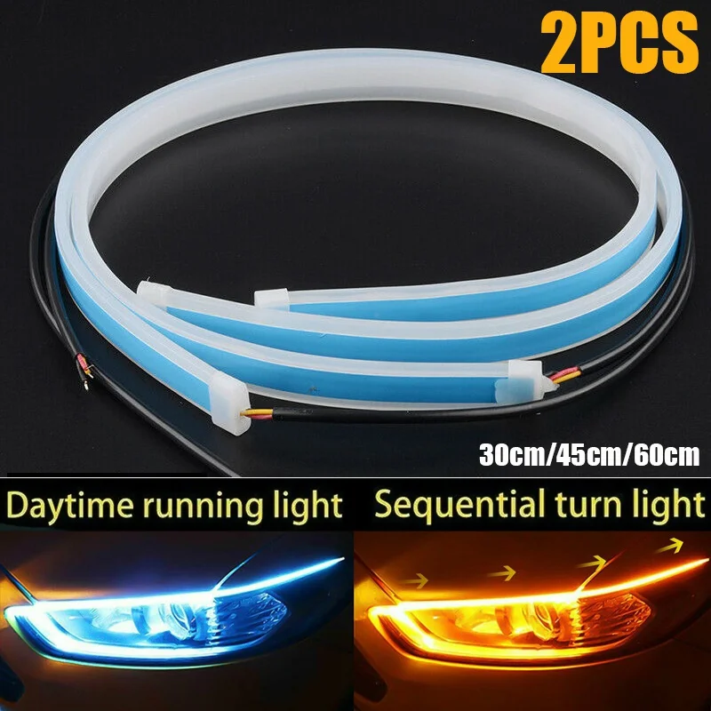 2 Stuks 12V Led Gids Strip Kop - Car Led Strip 12V Waterproof recensie en prijs
