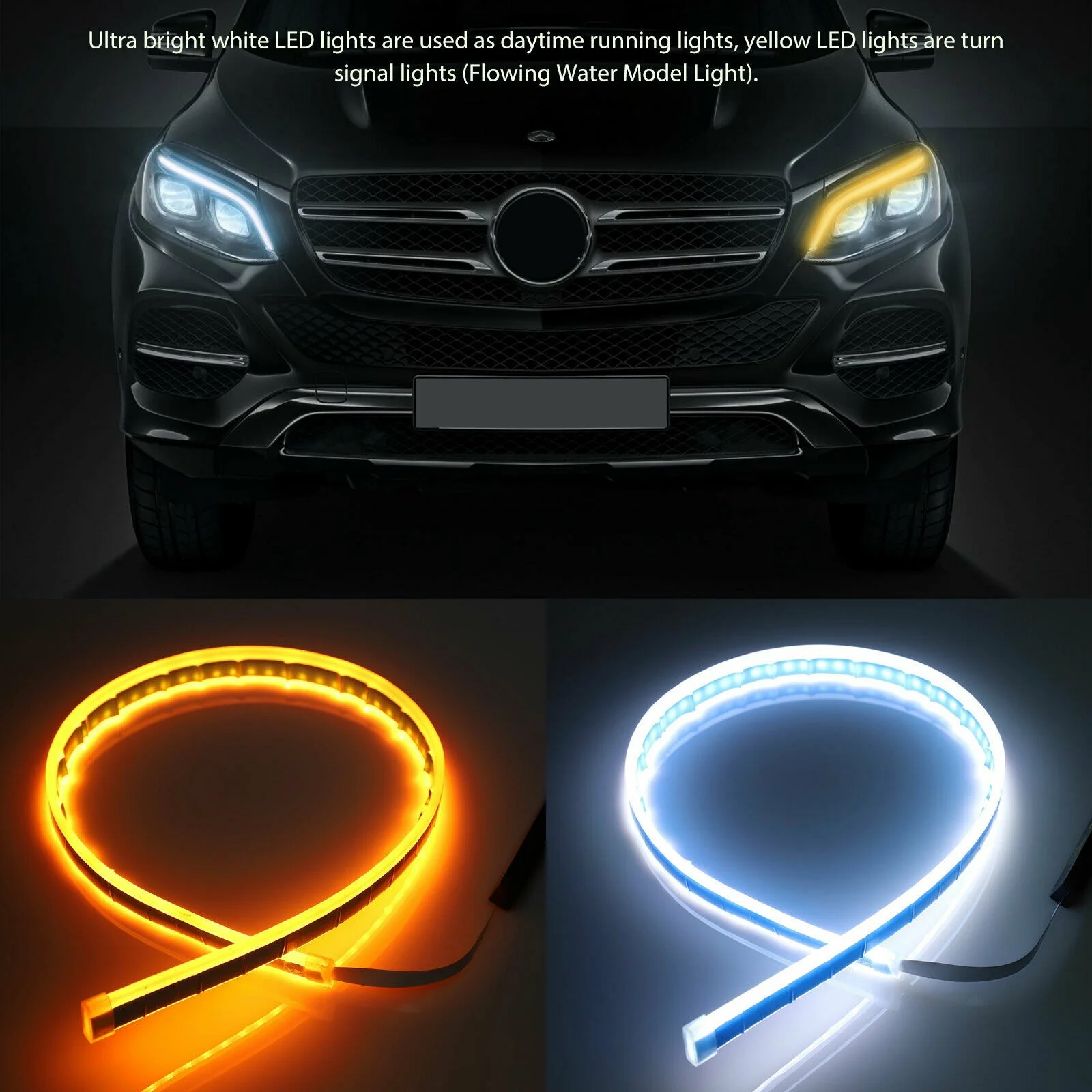 2 Stuks 12V Led Gids Strip Kop - Car Led Strip 12V Waterproof recensie en prijs