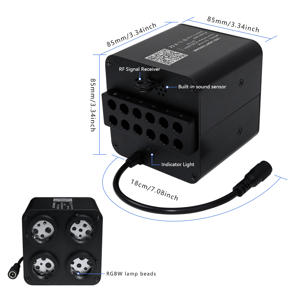 4 Poort 36 W Twinkle RGBW Mete - Car Roof Star Light Fiber Optic recensie en prijs