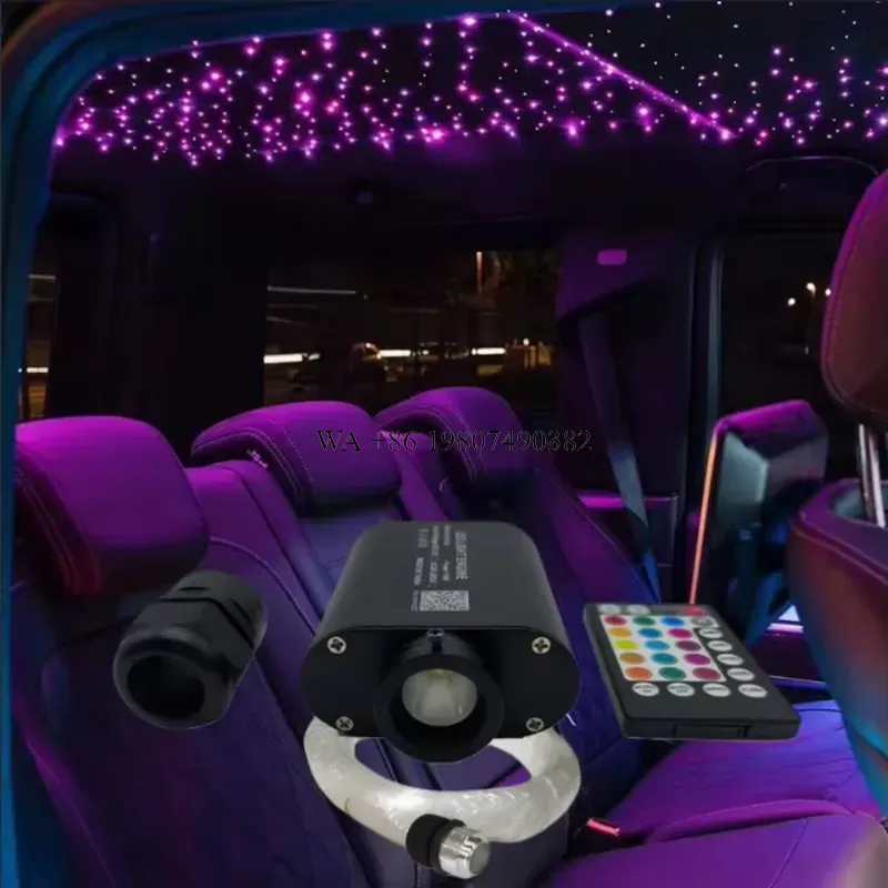 wmwmnu 16W RGBW Twinkle Fiber  - Car Roof Star Light Fiber Optic recensie en prijs