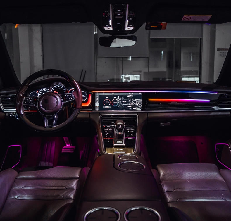 NewSJC Upgrade Auto Dynamische - Car Ambient Lighting 64 Color recensie en prijs