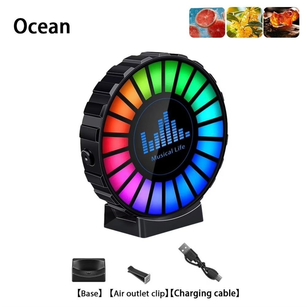 Oplaadbare auto-ambientelamp m - Car Ambient Light Sound Activated recensie en prijs