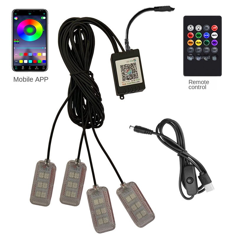 Neon Dual Control Led Auto Int - Car Interior Neon Light Usb recensie en prijs