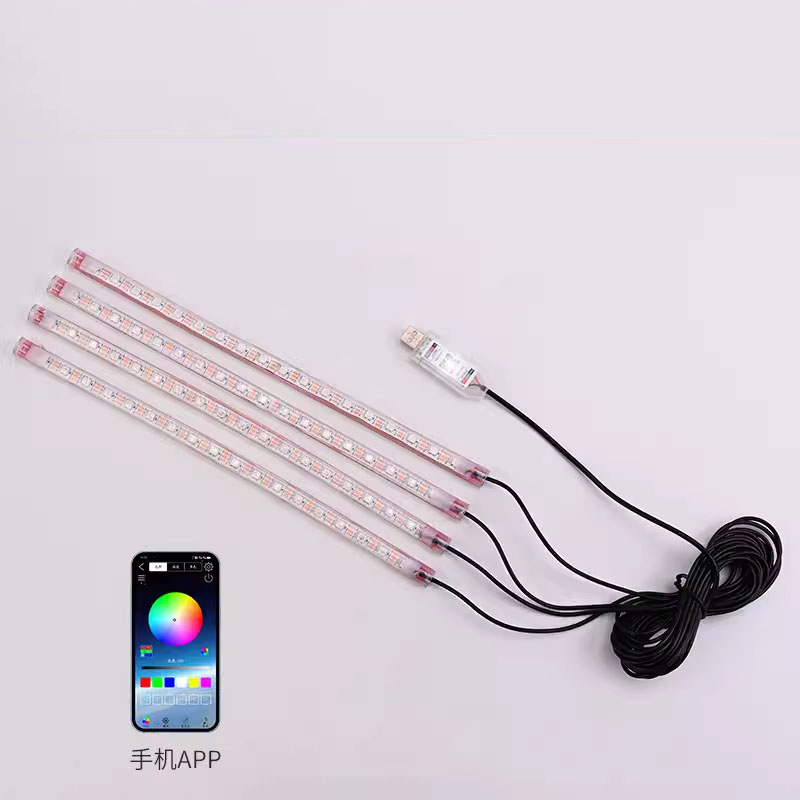 Neon LED auto-interieur sfeerv - Car Ambient Light Kit With Remote recensie en prijs