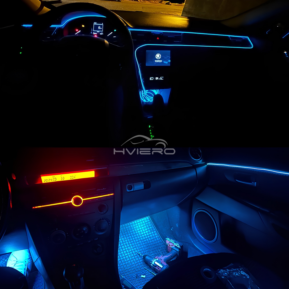 1/2/3/5M Auto Interieur Sfeerl - Car Interior Neon Light Usb recensie en prijs