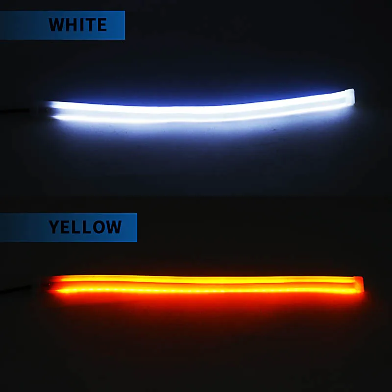 2 STKS DRL Auto Flexibele LED- - Car Led Strip 12V Waterproof recensie en prijs
