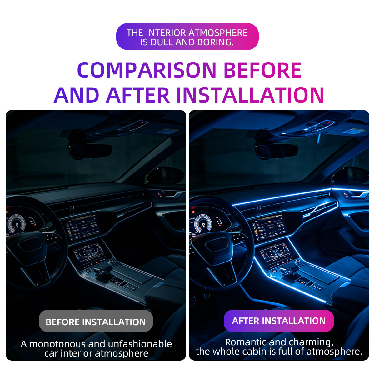 4/5/6-in-1 Auto-interieur Glas - Car Dashboard Light Fiber Optic recensie en prijs